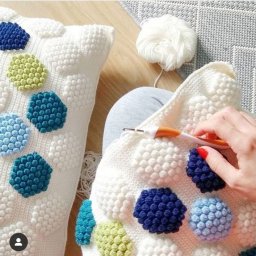 Вяжем "попкорн" крючком