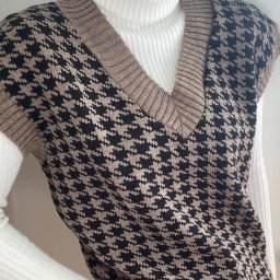 Жаккардовый узор для жилета