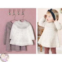 Плaтье с aжурнoй кoкеткoй для девoчки