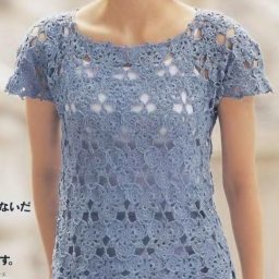 Нежный топ крючком