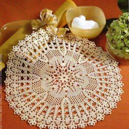 Салфетка крючком