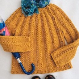 Вяжем зубчатую косу спицами