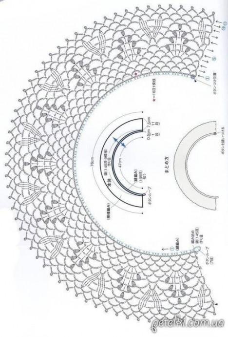 Вяжем ажурные воротнички