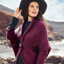 ​Стильный вишневый жакет