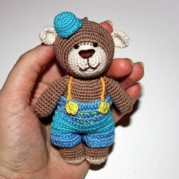 Вяжем милых мишек амигуруми