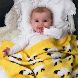 Детский плед "Посчитай овечек"