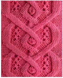 Арановый узор спицами