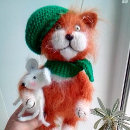 "Без кота и жизнь не та..." работа Людмилы Головизниной