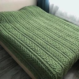 Узор для пледа из Alize Puffy Fine