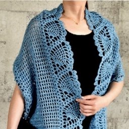 Палантин крючком