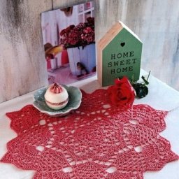 Салфетка крючком