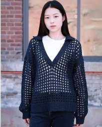 Сетчатый джемпер крючком