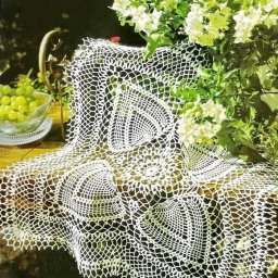 Тончайшая салфетка крючком