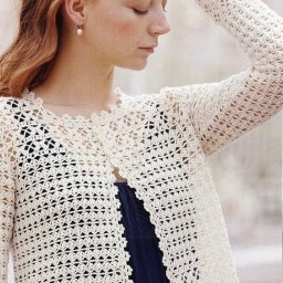 Жакет крючком