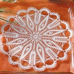 Ажурная салфетка крючком
