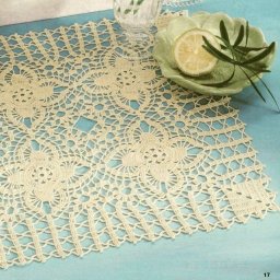 Ажурный мотив крючком