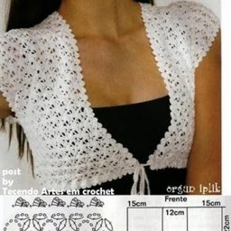 Нежное болеро на лето