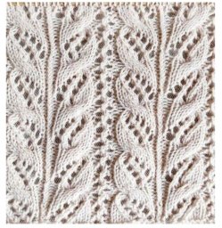 Узор спицами