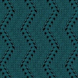 Зиг заг спицами