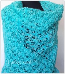 Красивый палантин "Звезды"