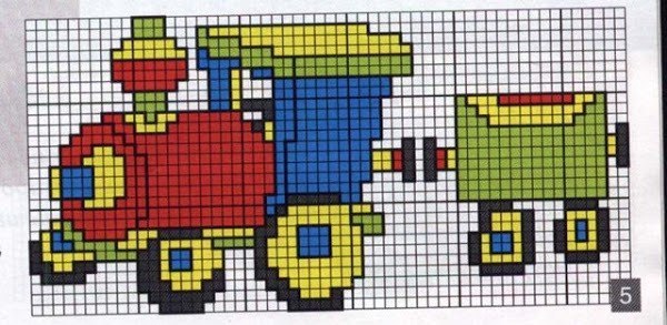Схемы для детского жаккарда Схемы для детского жаккарда