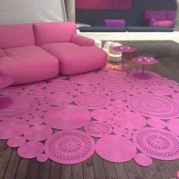 Схемы для уютных ковриков крючком