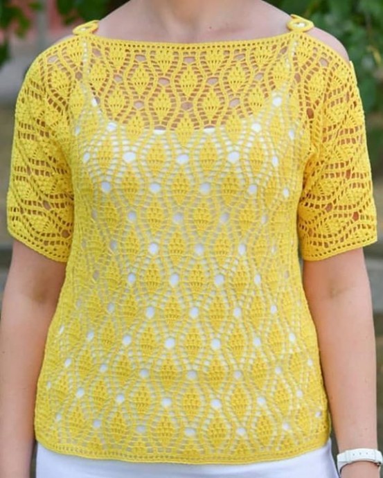 Солнечная блузка для летних прогулок