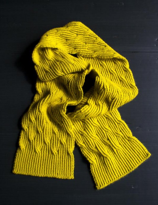 Стильный шарфик  Rivulet от Purl Soho