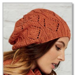 Вязаный комплект "Шапка+снуд"