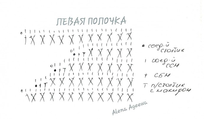 Жилет крючком Жилет крючком