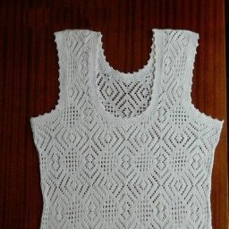 Ажурный топ спицами
