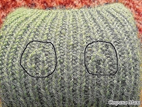 Вяжем наколенники спицами