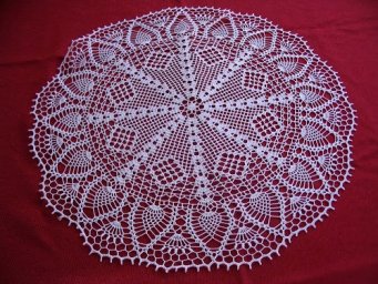 Салфетка крючком, в копилку мастерицы