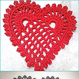 Сердечная салфеточка