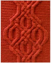 Арановый узор спицами