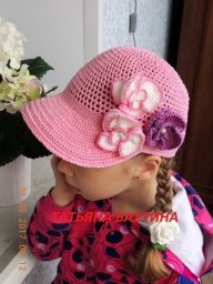 Детская кепка крючком