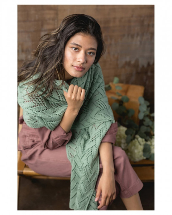 Палантин "Осенний дождь"