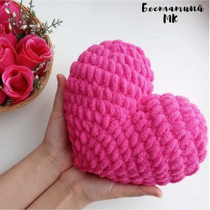 Милое сердечко крючком: простое описание
