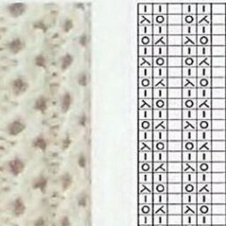 Узор спицами в копилку