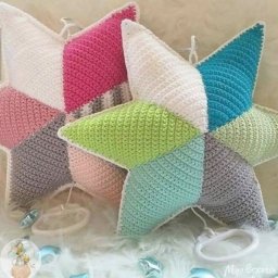 Звездная подушка - украшение для дома!