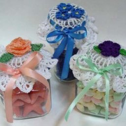 Интересная идея для украшения баночки