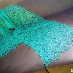 Палантин "Нежная роза"