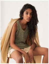 Удлиненный топ спицами: стильный акцент для любого образа