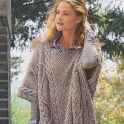 Уютное пончо для стильных дам