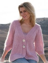 Розовый жакет спицами — уют и стиль в одном изделии