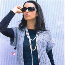 Длинный жакет, вяжем спицами