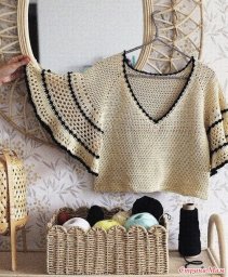 Кофточка "Касиопея", вяжем крючком