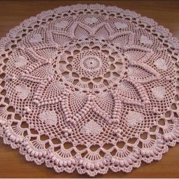 Вяжем салфетку/коврик