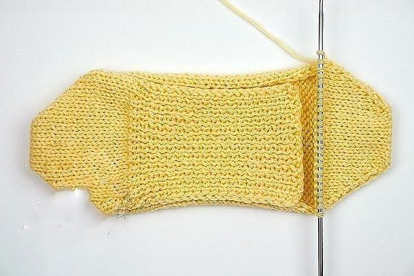 Носки на двух спицах без шва