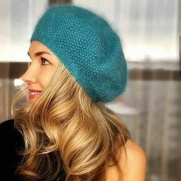 Узор берета спицами